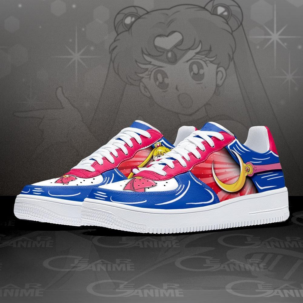 Usagi Tsukino Air Sneakers Custom Sailor Anime Shoes