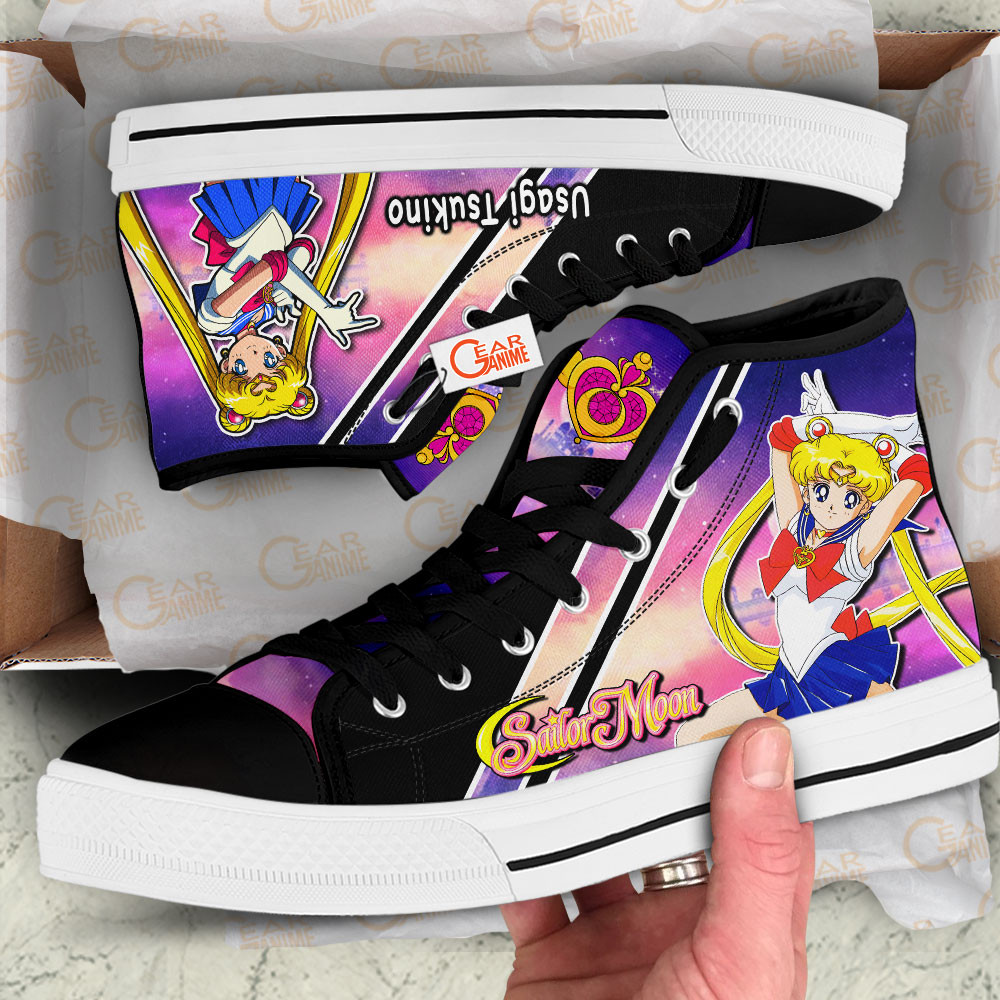 Usagi Tsukino Anime Custom High Top Shoes
