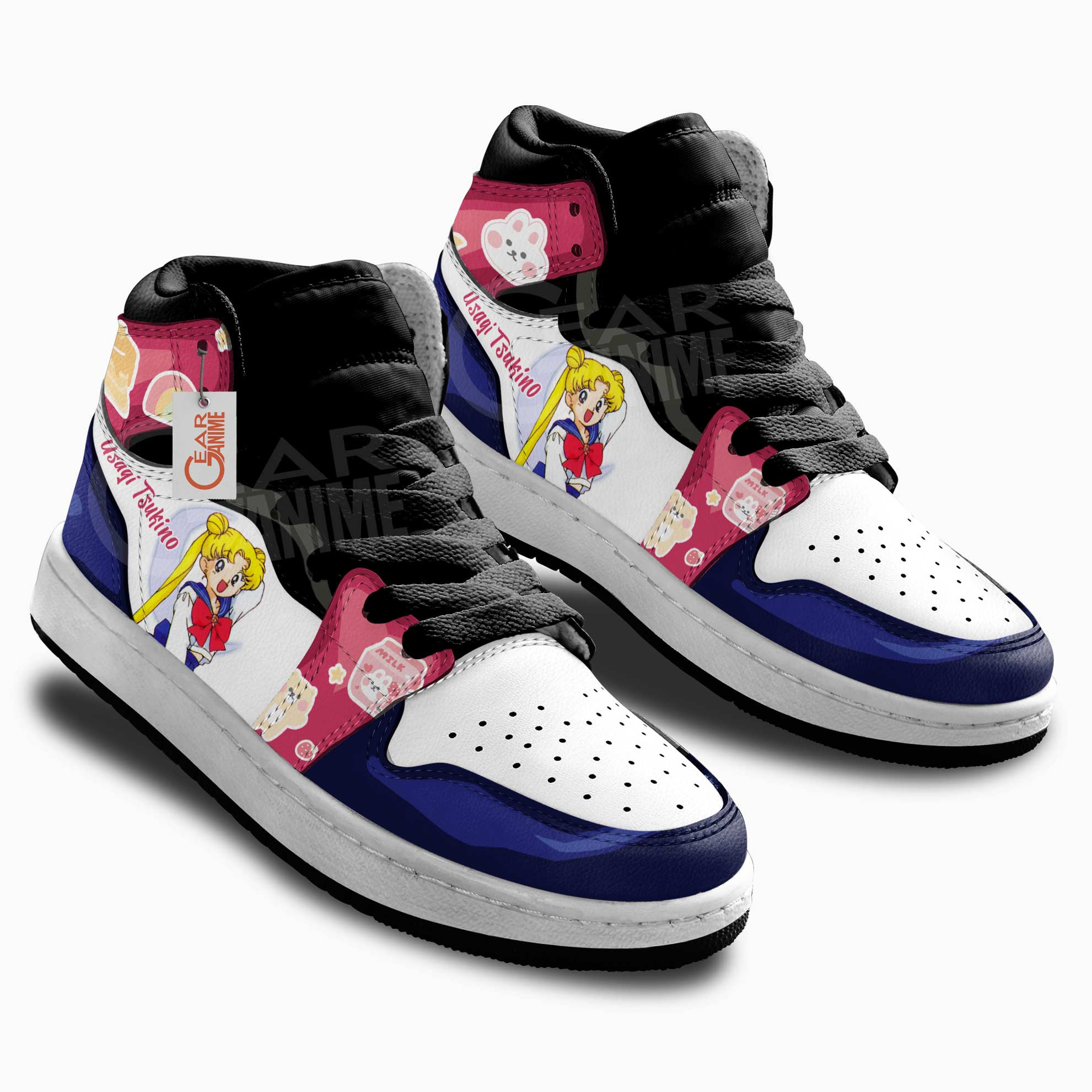 Usagi Tsukino Anime Kids Sneakers Custom Kids Shoes