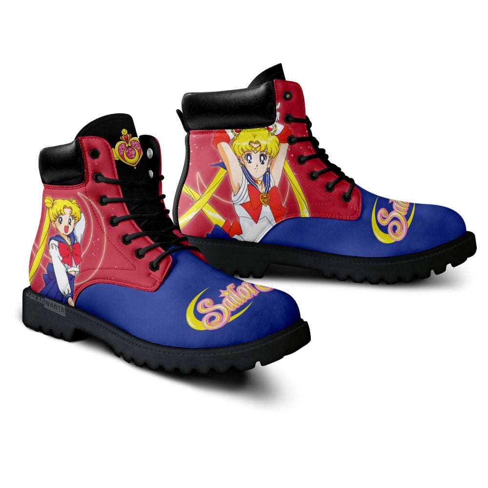 Usagi Tsukino Boots Anime Custom Shoes For Fans
