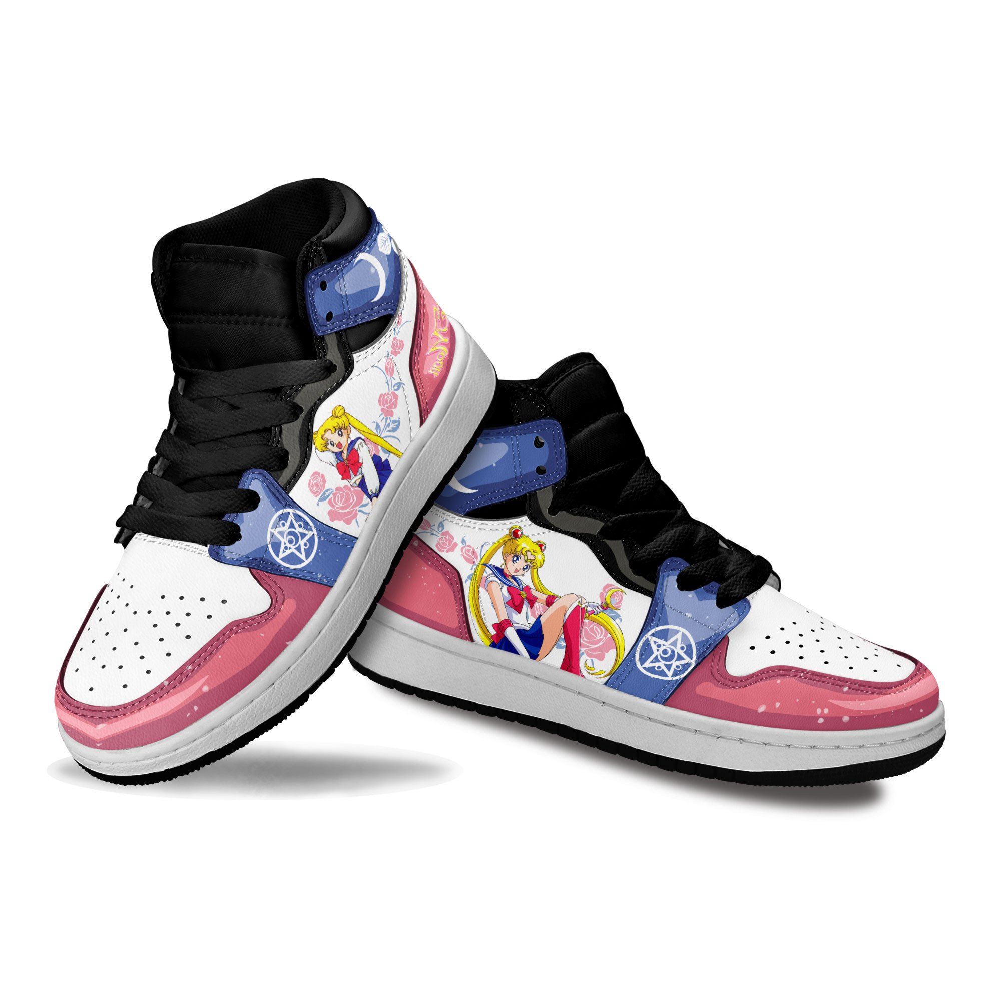 Usagi Tsukino Moon Kids Sneakers Custom Sailor Anime Shoes For Kids