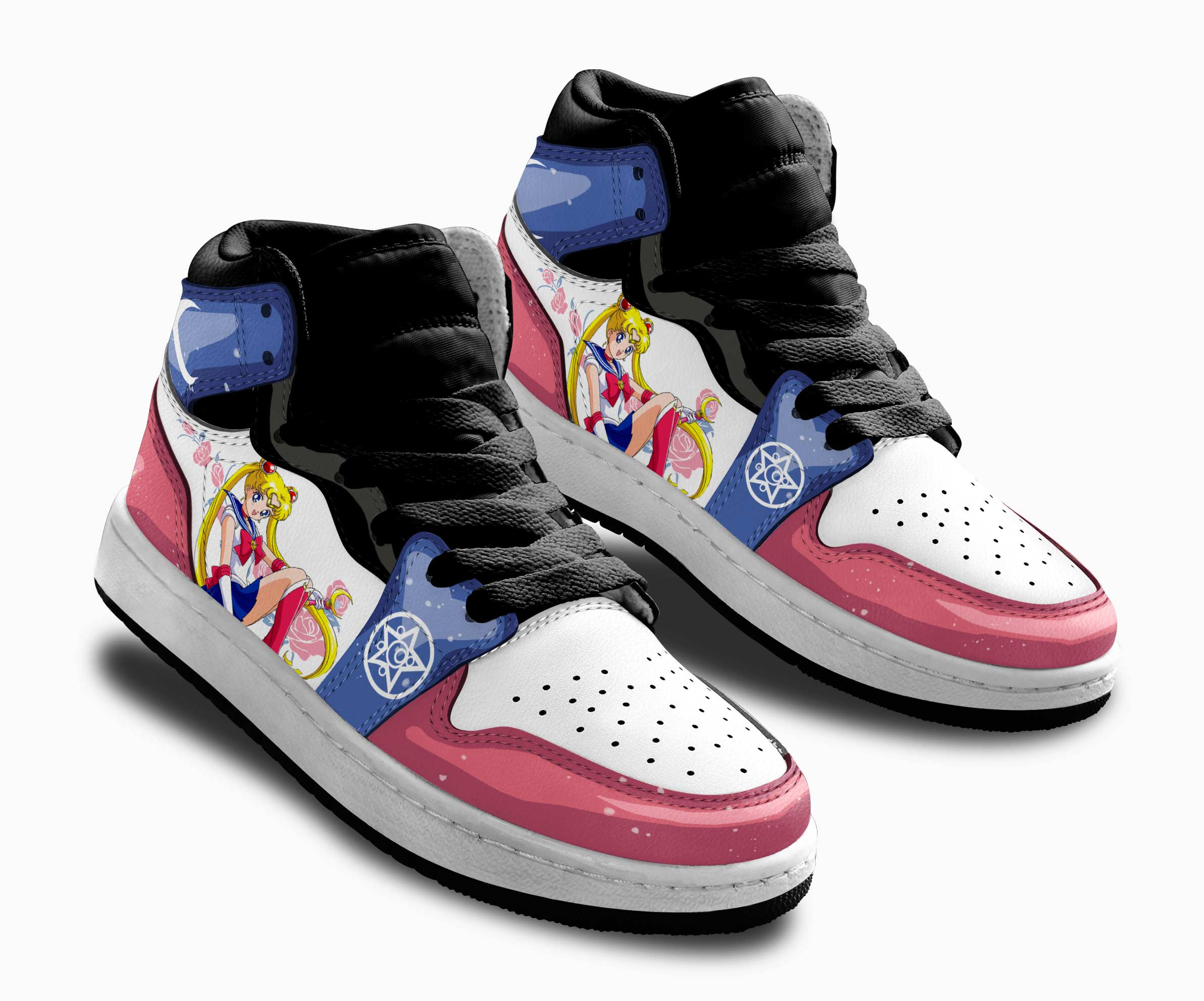 Usagi Tsukino Moon Kids Sneakers Custom Sailor Anime Shoes For Kids