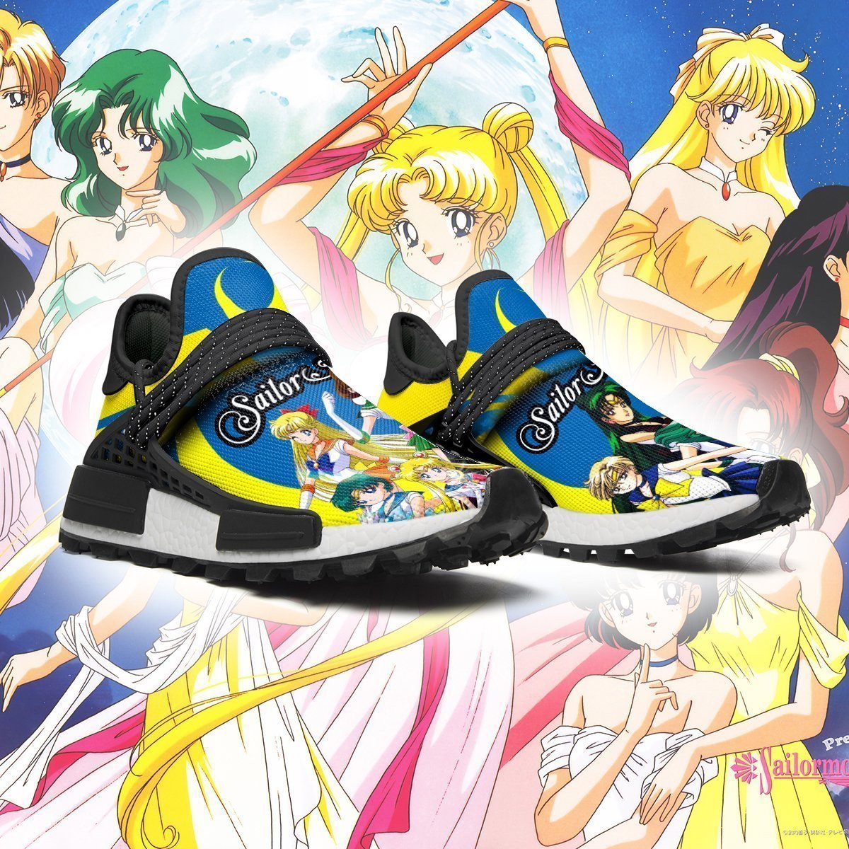 Usagi Tsukino Moon Shoes Characters Sailor Anime Sneakers, NMD Shoes