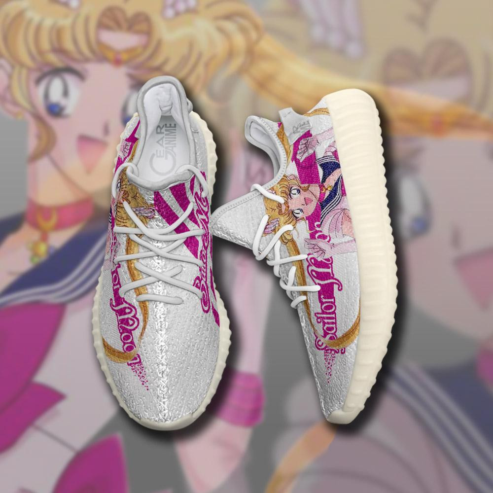Usagi Tsukino Shoes Pink Custom Sailor Anime Sneakers TT10