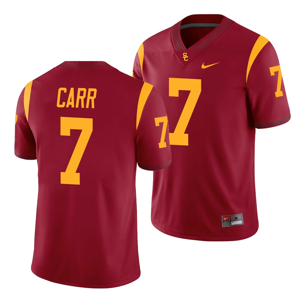 USC Trojans Stephen Carr Cardinal College Men's Alumni Player Game Jersey