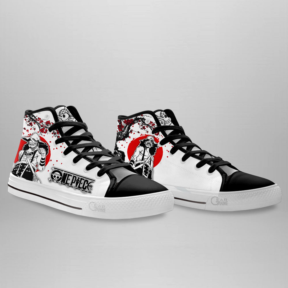 Usopp High Top Shoes Custom Anime One Piece Sneakers Japan Style