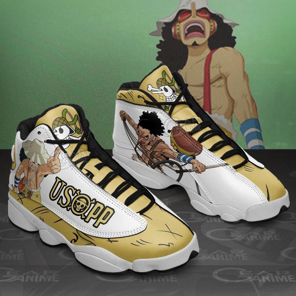 Usopp JD13 Sneakers Custom Anime One Piece Shoes