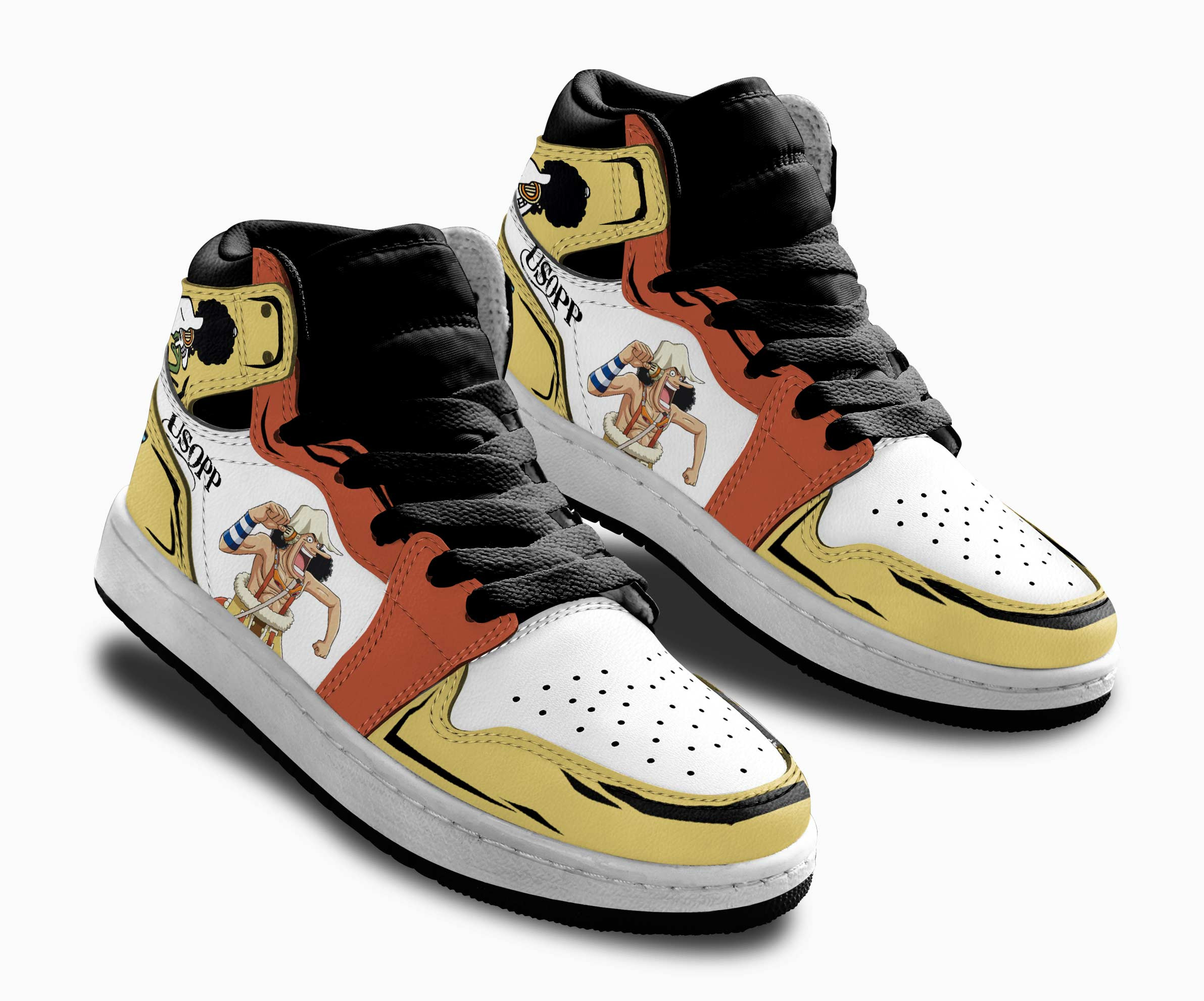 Usopp Kids Sneakers Custom Anime One Piece Shoes For Kids