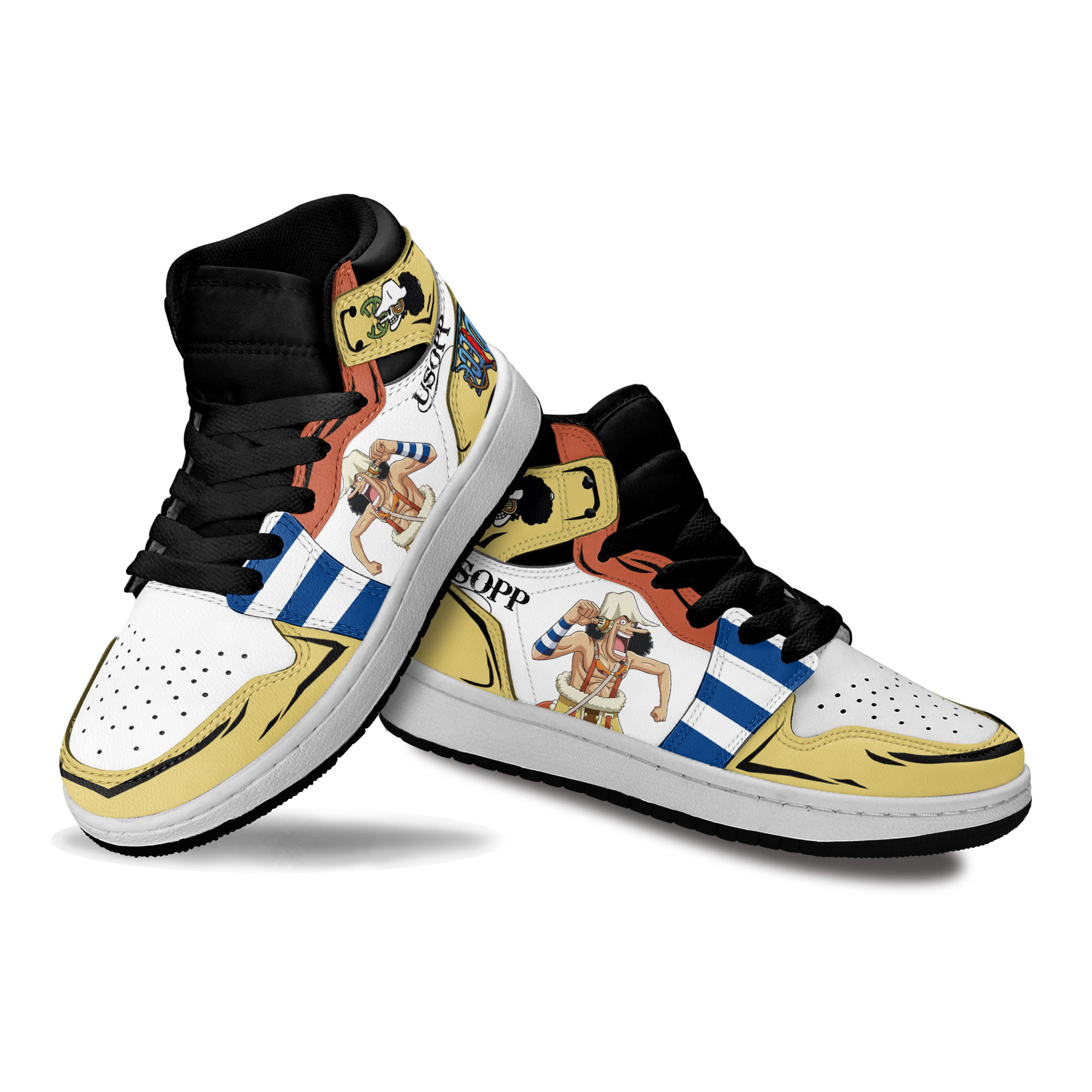 Usopp Kids Sneakers Custom Anime One Piece Shoes For Kids