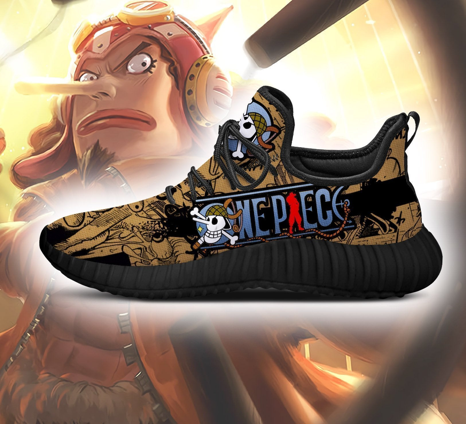 Usopp Reze Shoes One Piece Anime Shoes Fan Gift Idea