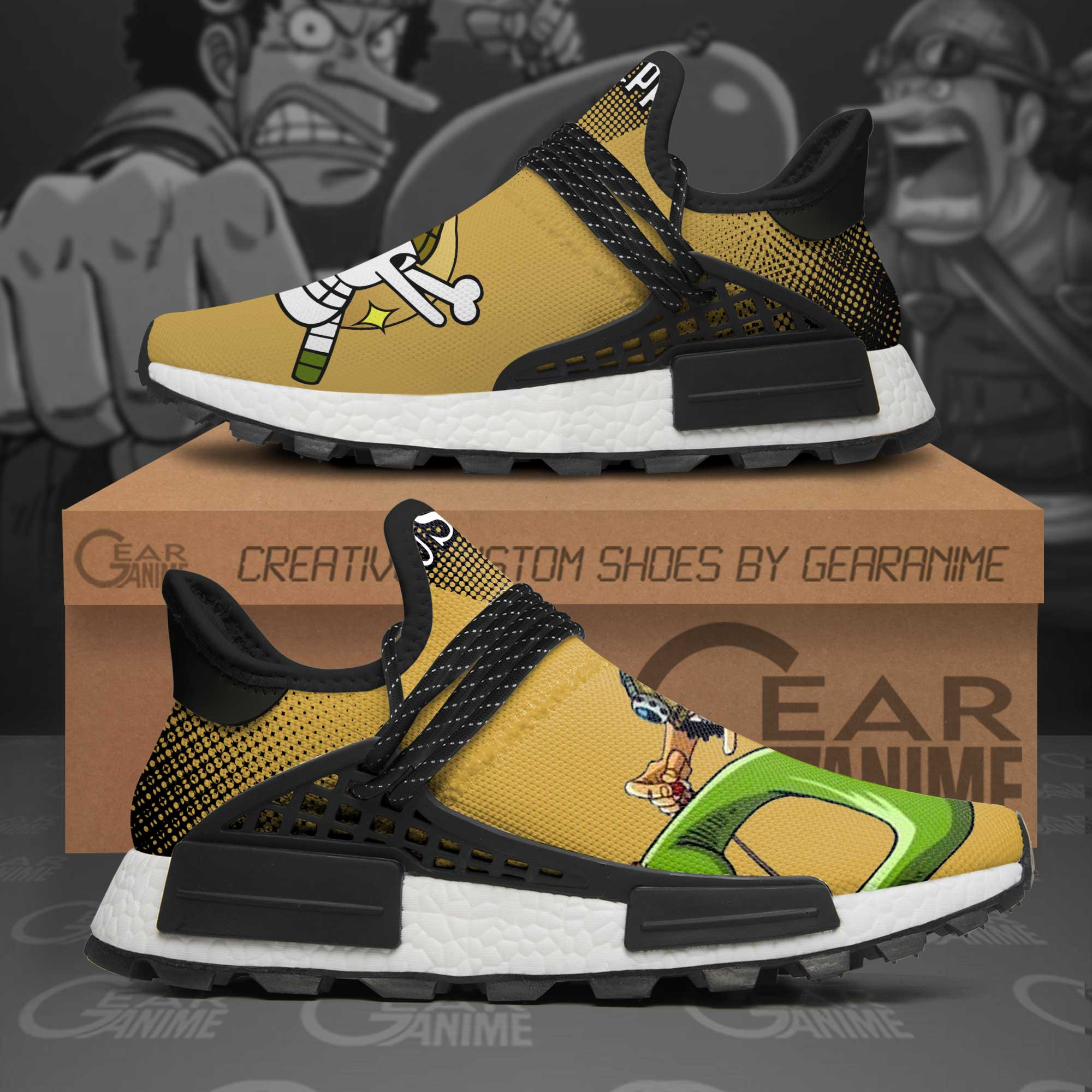 Usopp Shoes One Piece Anime Shoes, NMD Shoes