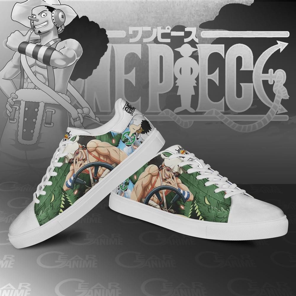 Usopp Skate Shoes One Piece Custom Anime Shoes