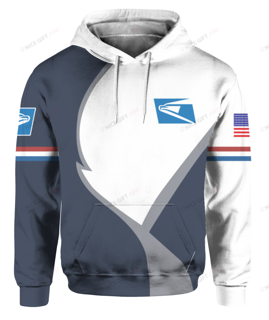 USPS 3D Hoodie Gift For Fans