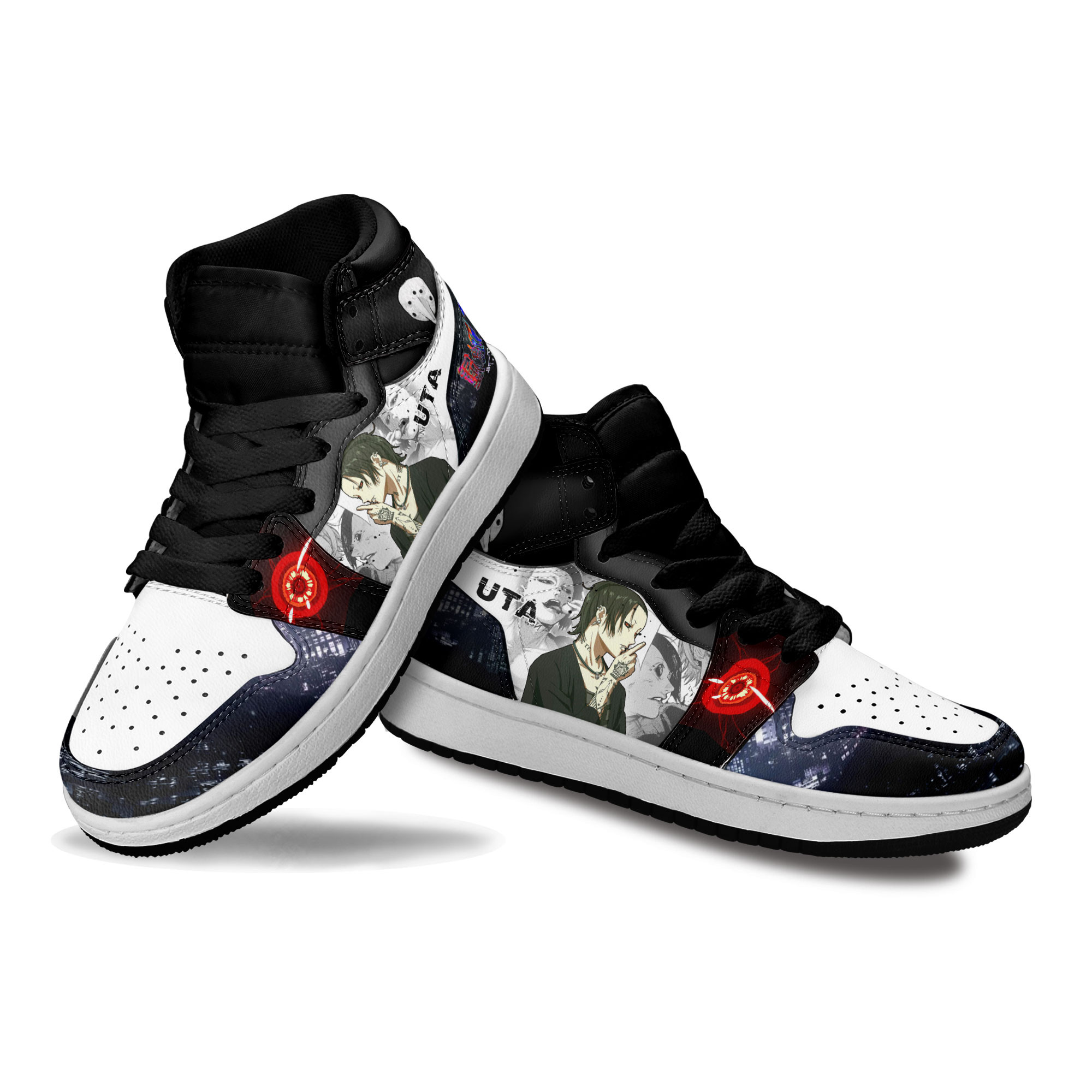 Uta Kids Sneakers Custom Tokyo Ghoul Anime Shoes For Kids