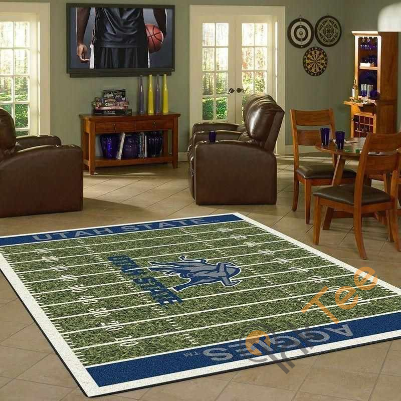 Utah State Aggies Home Field Area Rectangle Rug