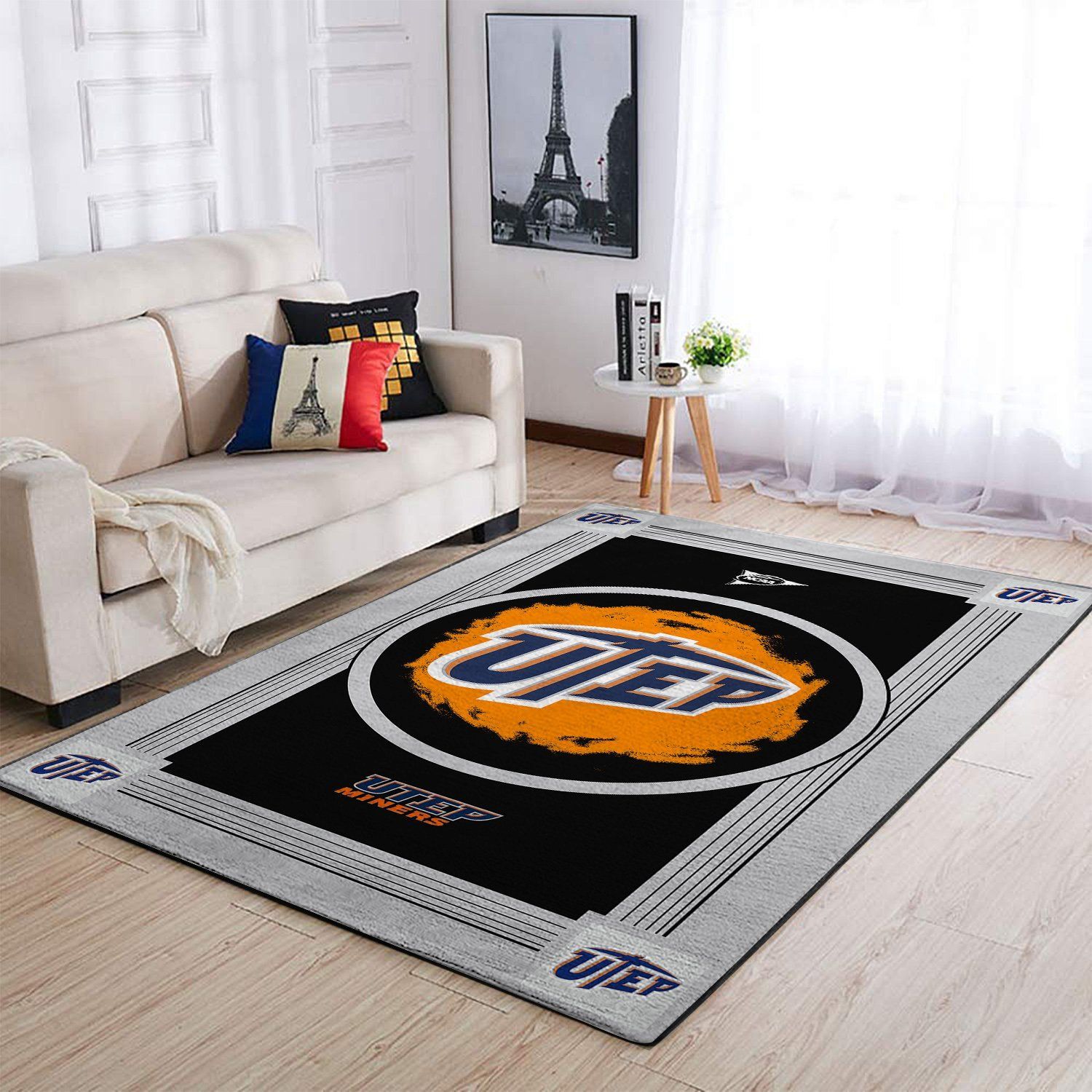 Utep Miners Living Room Area Rectangle Rug