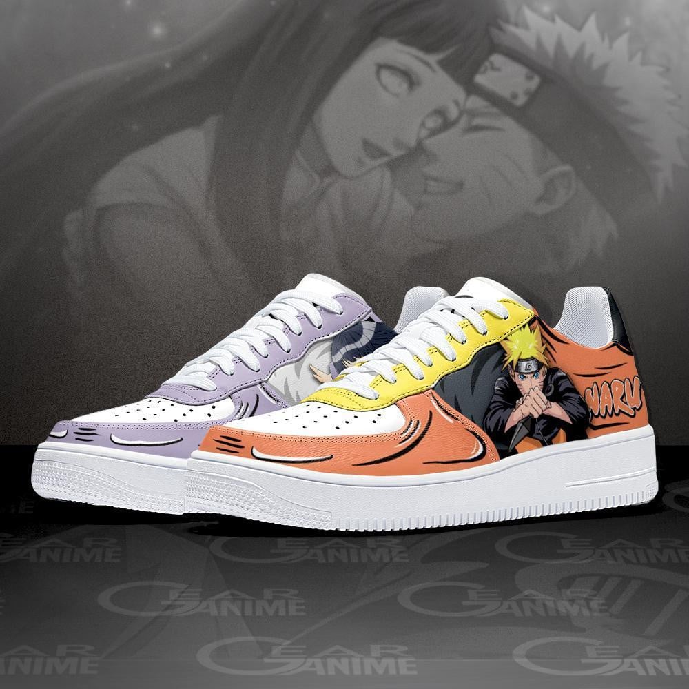 Uzumaki and Hinata Air Sneakers Custom Anime Shoes
