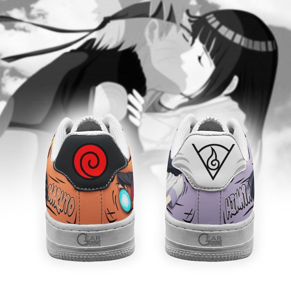 Uzumaki and Hinata Air Sneakers Custom Anime Shoes