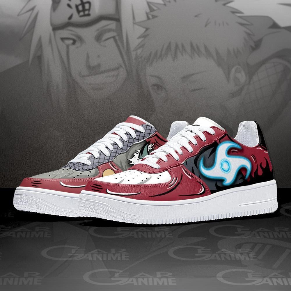 Uzumaki and Jiraiya Air Sneakers Custom Jutsu NRT Anime Shoes