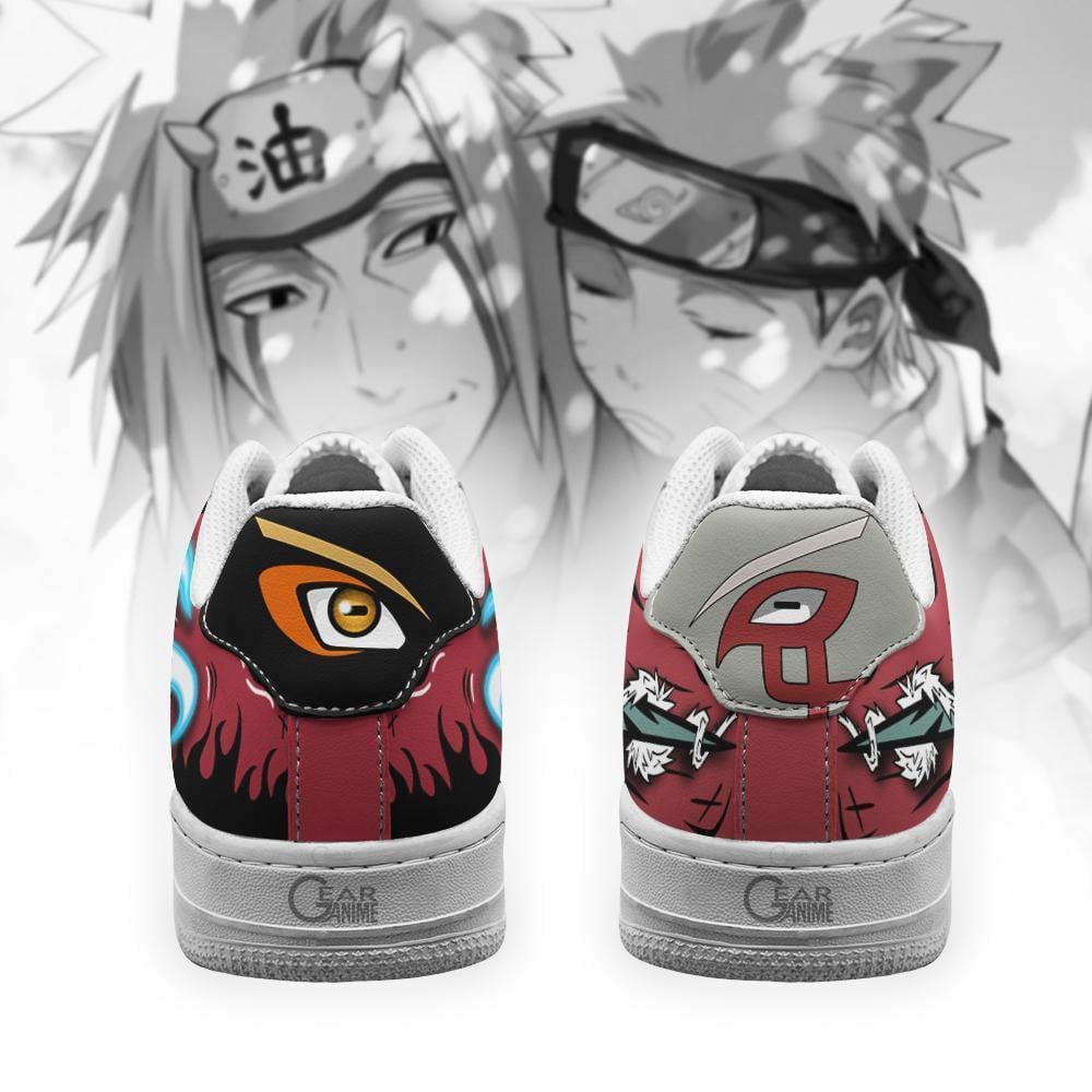 Uzumaki and Jiraiya Air Sneakers Custom Jutsu NRT Anime Shoes