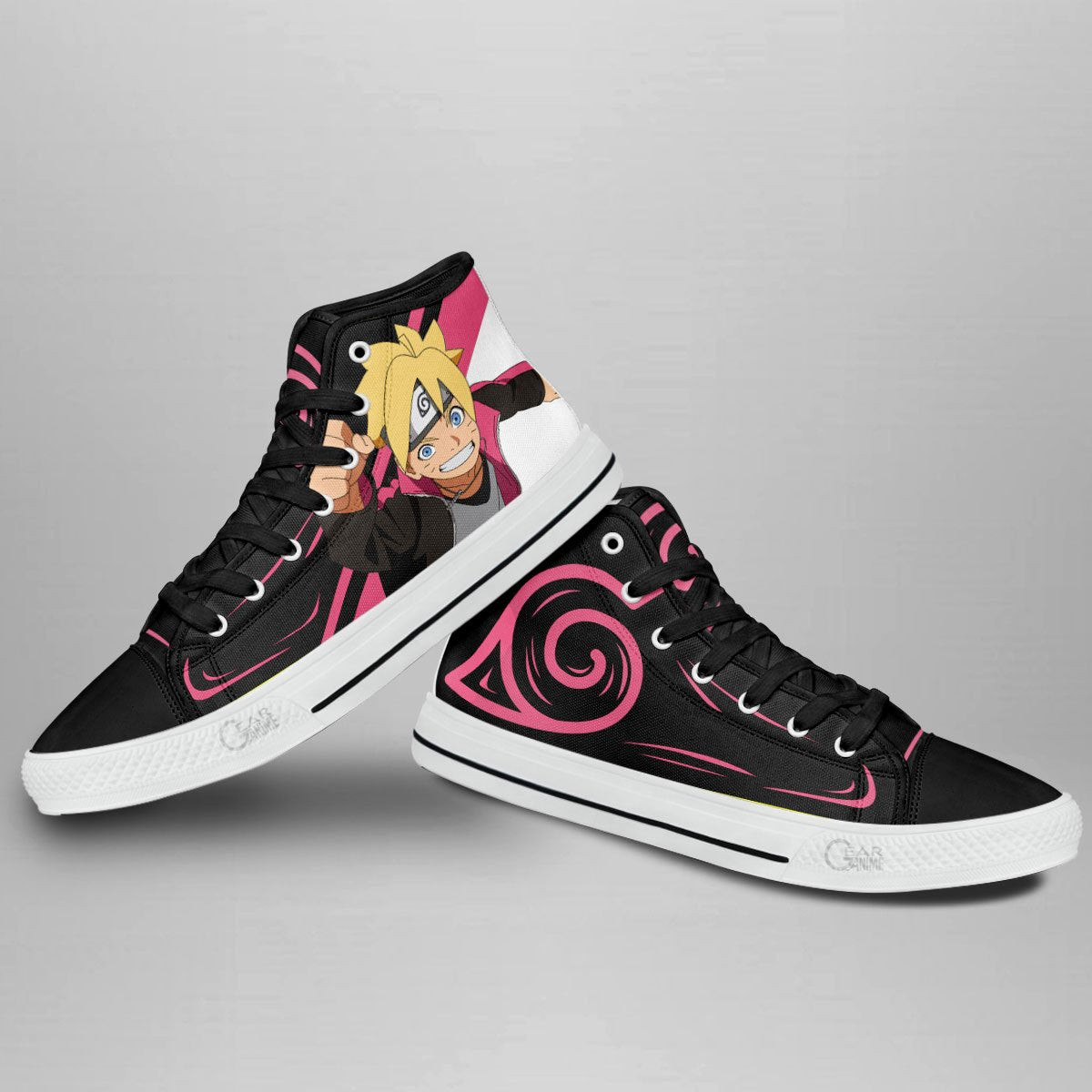Uzumaki Boruto High Top Shoes Custom Anime Sneakers