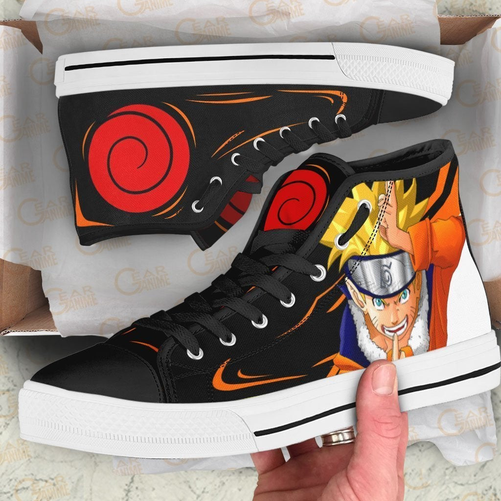 Uzumaki High Top Shoes Custom Anime Sneakers Gift Idea