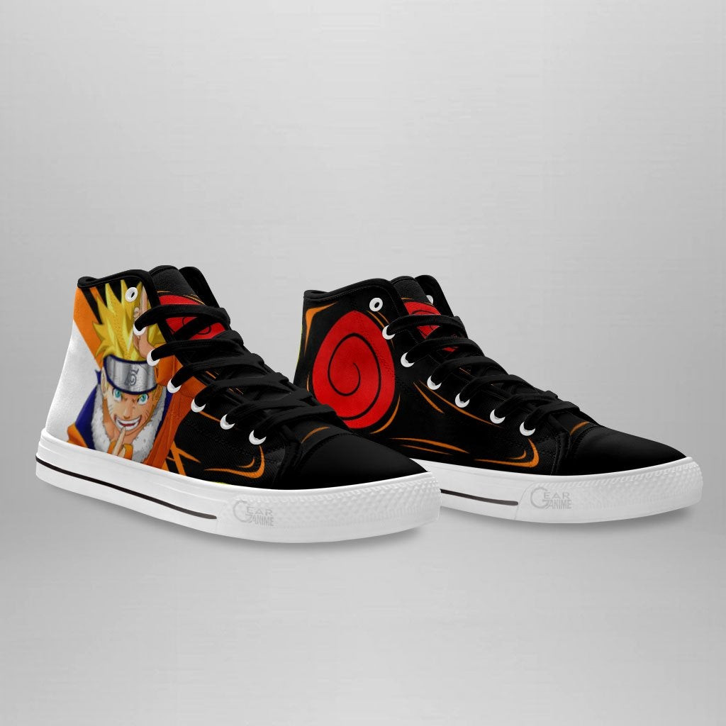 Uzumaki High Top Shoes Custom Anime Sneakers Gift Idea