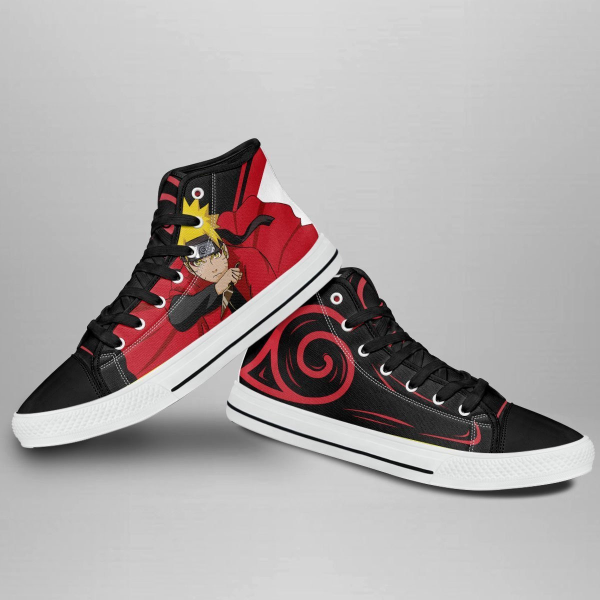 Uzumaki Sage Mode High Top Shoes Custom Anime Sneakers