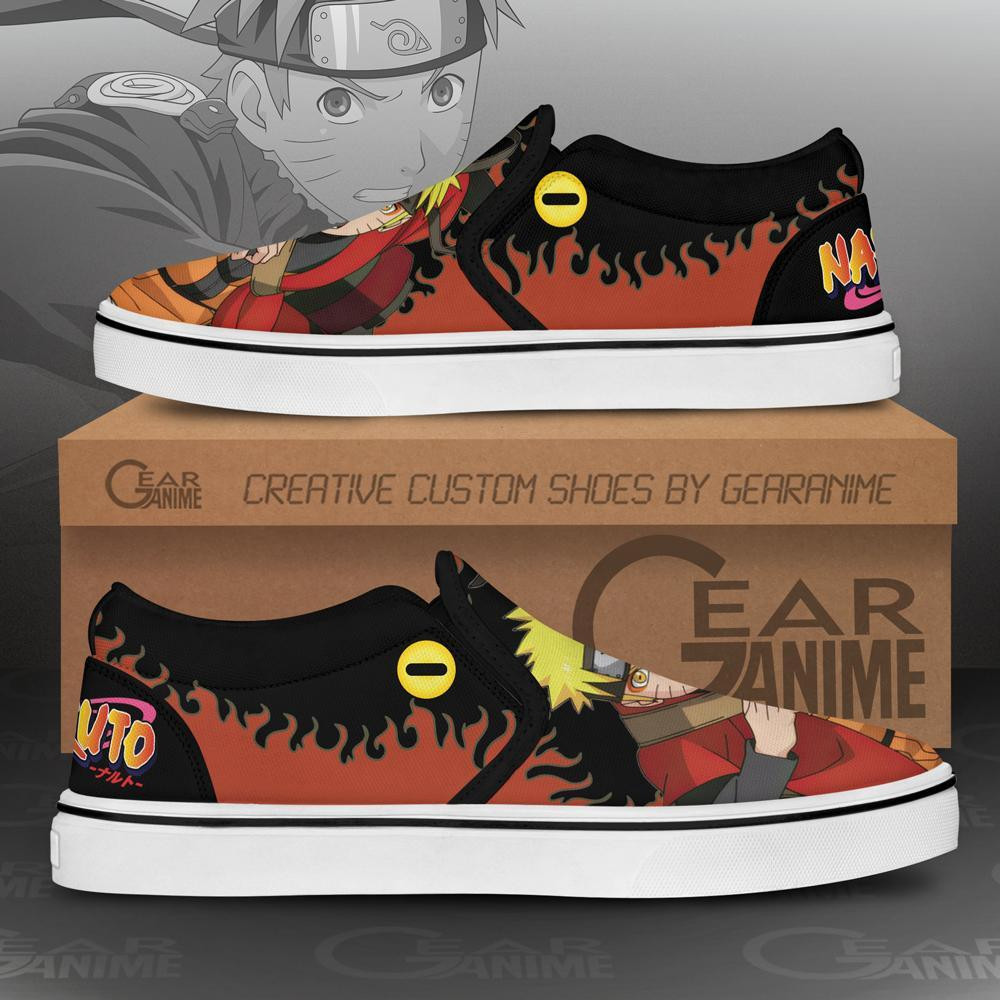 Uzumaki Sage Slip-On Shoes Canvas Custom Anime Shoes