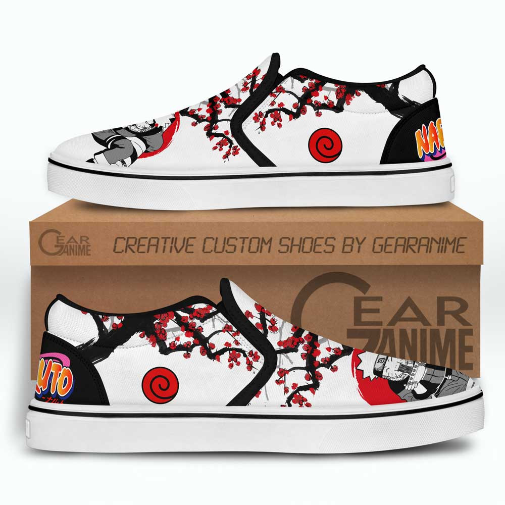 Uzumaki Slip-On Shoes Canvas Custom Japan Style Anime Shoes