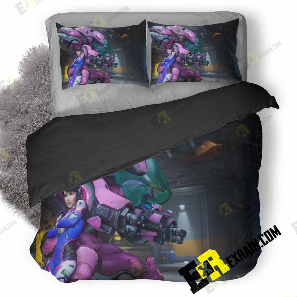 Va Overwatch 3D Customized Duvet Cover Bedding Set