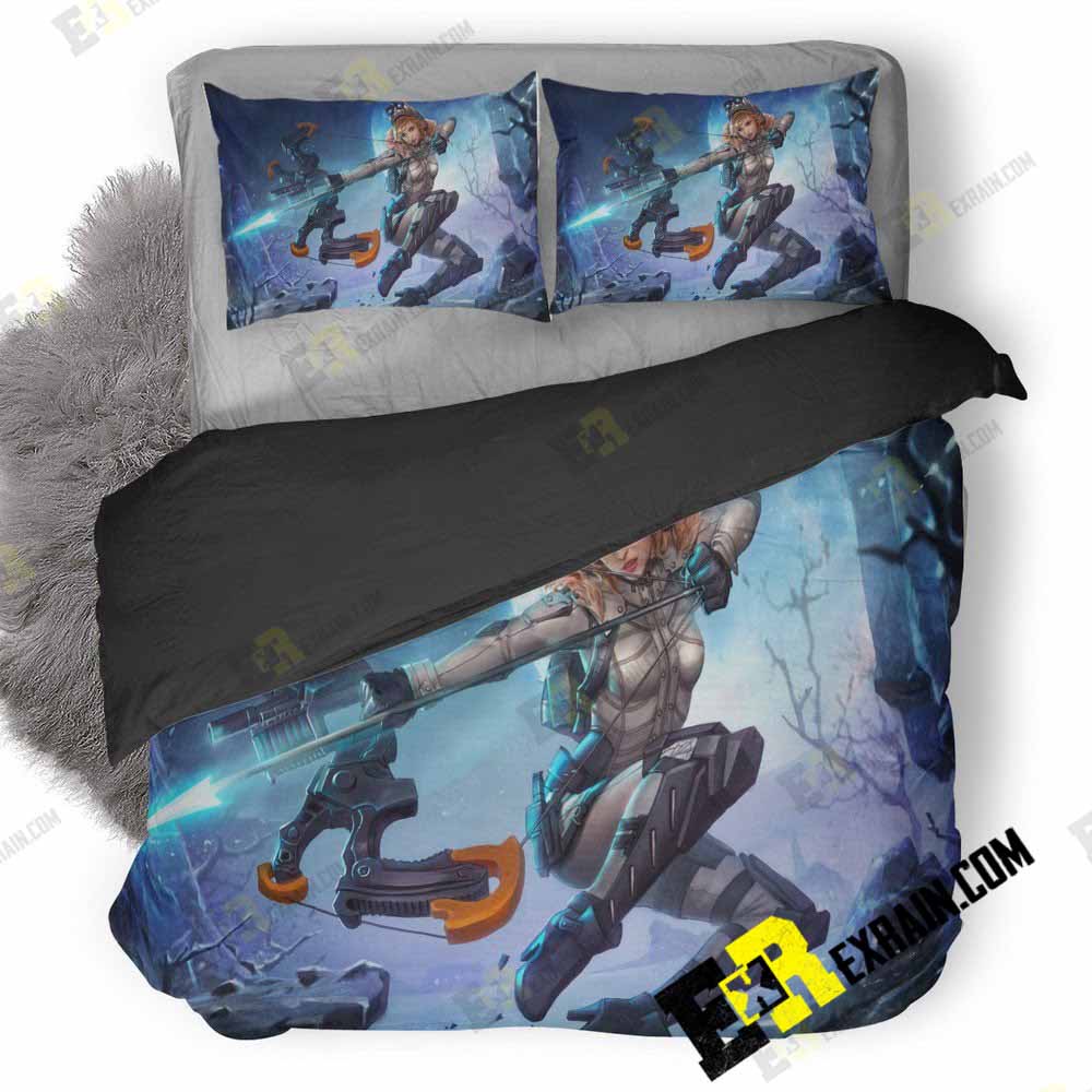 Vainglory Kestrel Skin Artwork On 3D Customized Duvet Cover Bedding Set