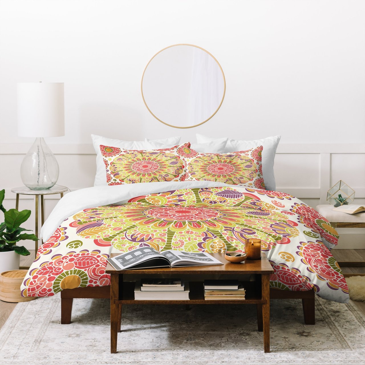Valentina Ramos Amaranth Pink Duvet Cover Bedding Set