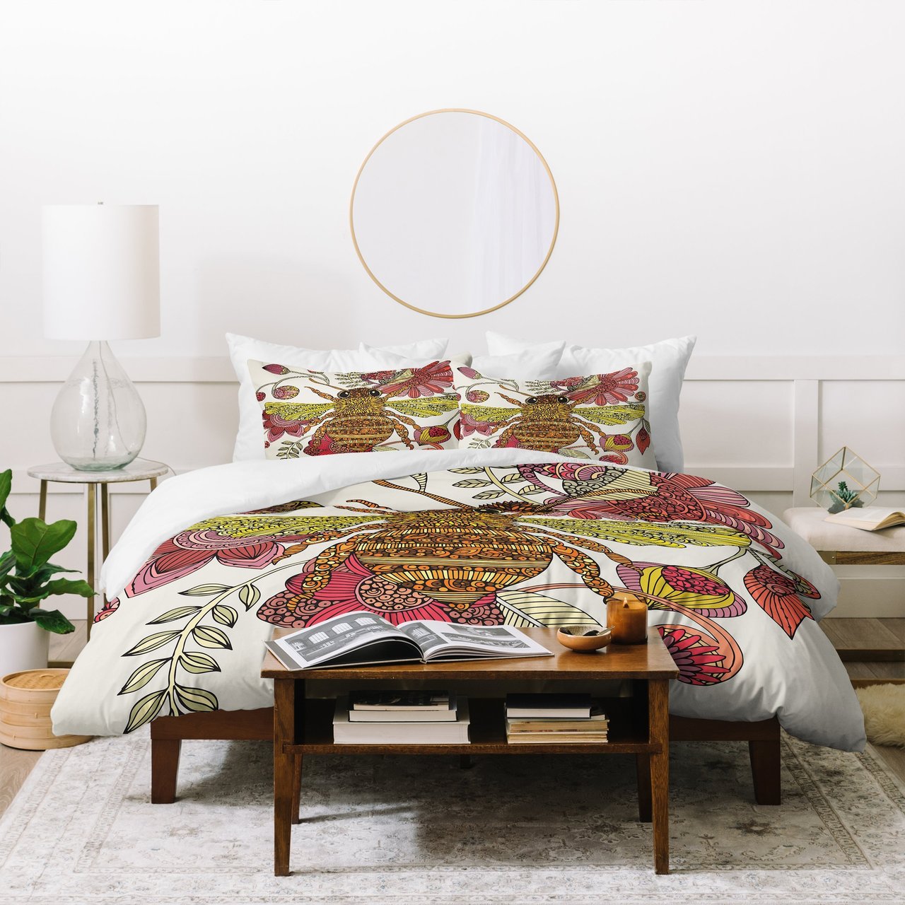 Valentina Ramos Bee Awesome Duvet Cover Bedding Set