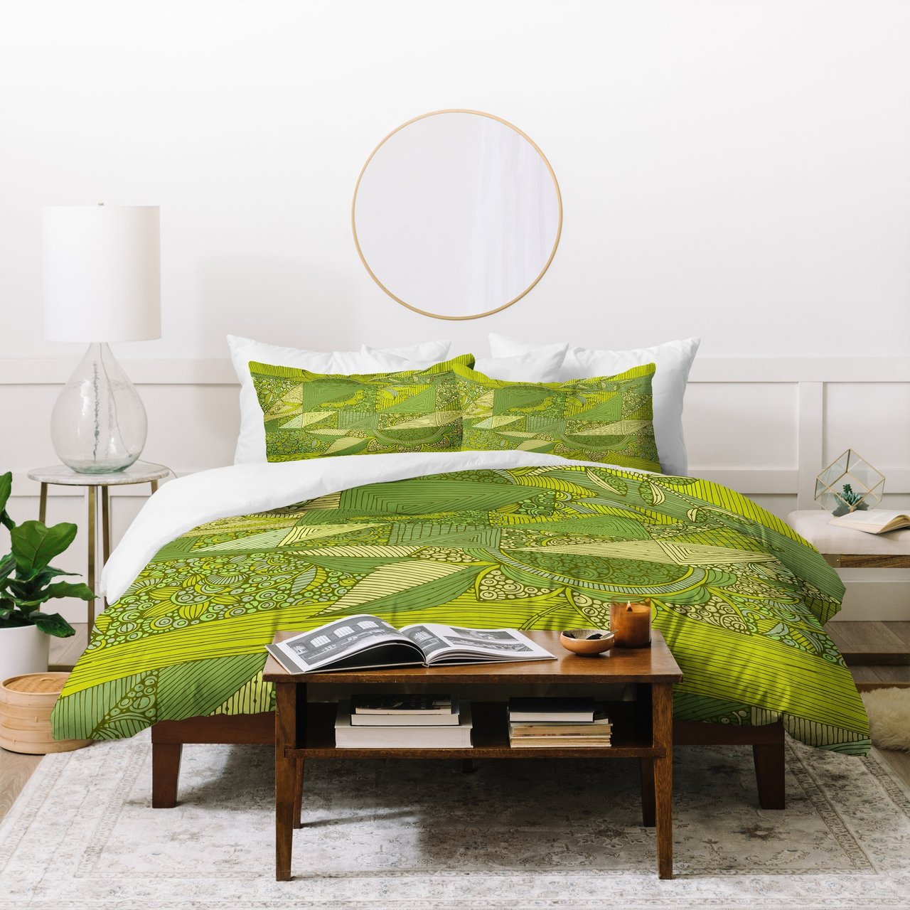 Valentina Ramos Green Myth Duvet Cover Bedding Set