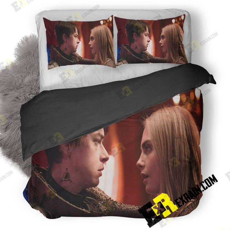 Valerian And Laureline In Valerian And The City Of A Thousand Planets Movie 6L 3D Customized Duvet Cover Bedding Set