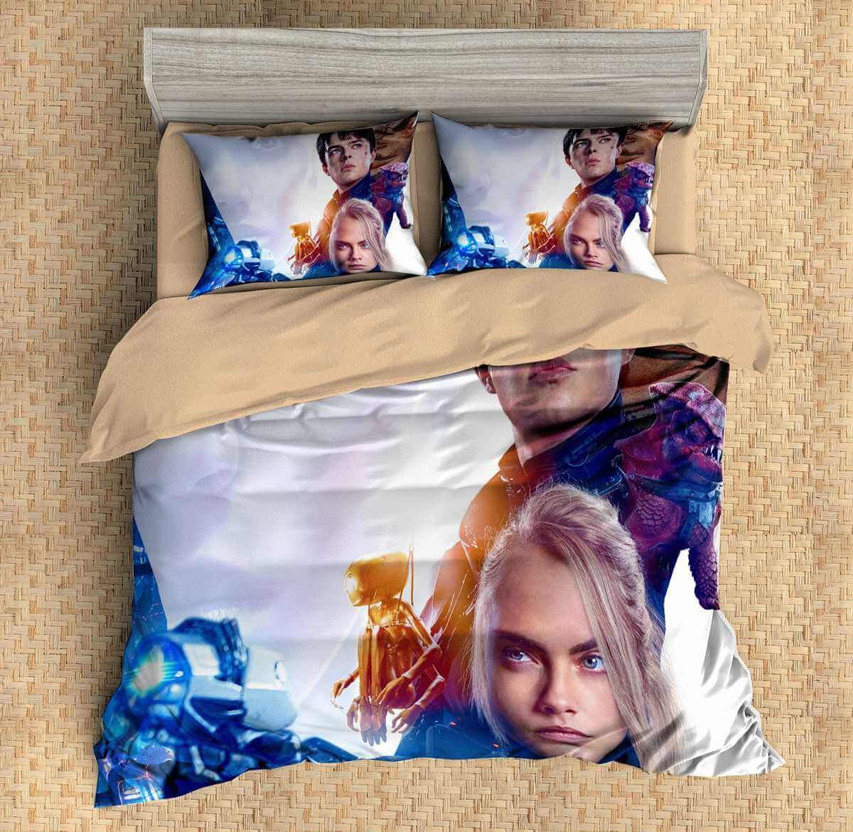 Valerian And The City Of A Thousand Planets 3D Customized Duvet Cover Bedding Set