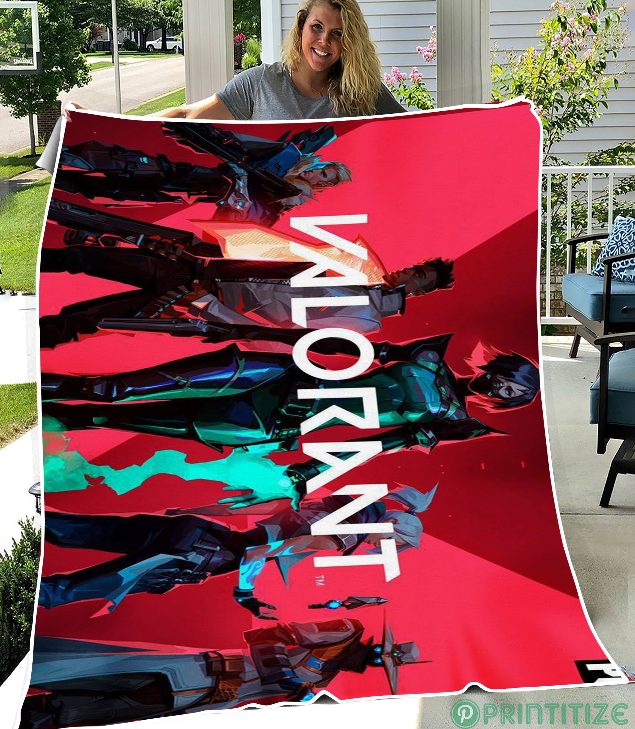 Valorant Champ Fleece Blanket