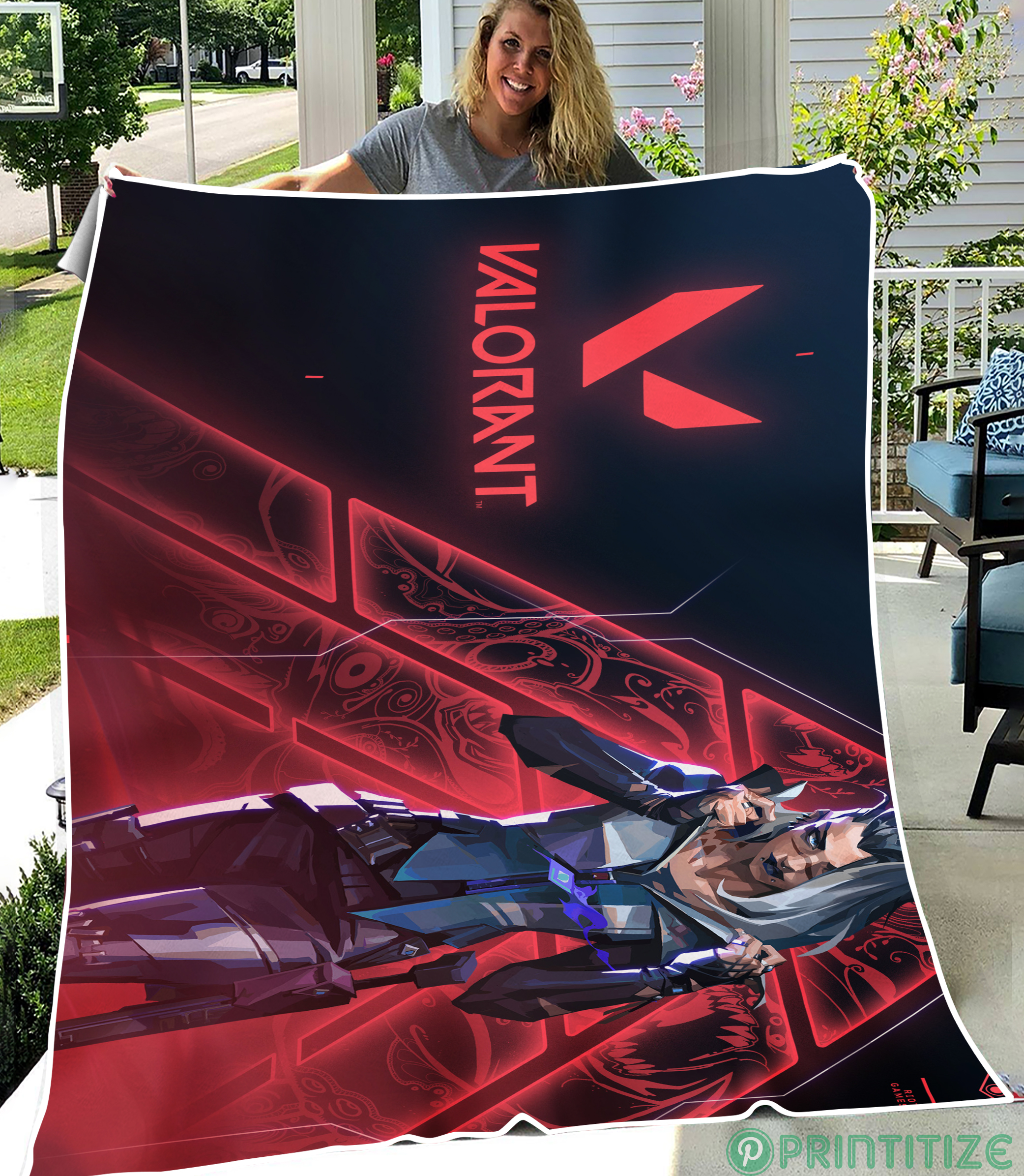 VALORANT Gameplay Fleece Blanket