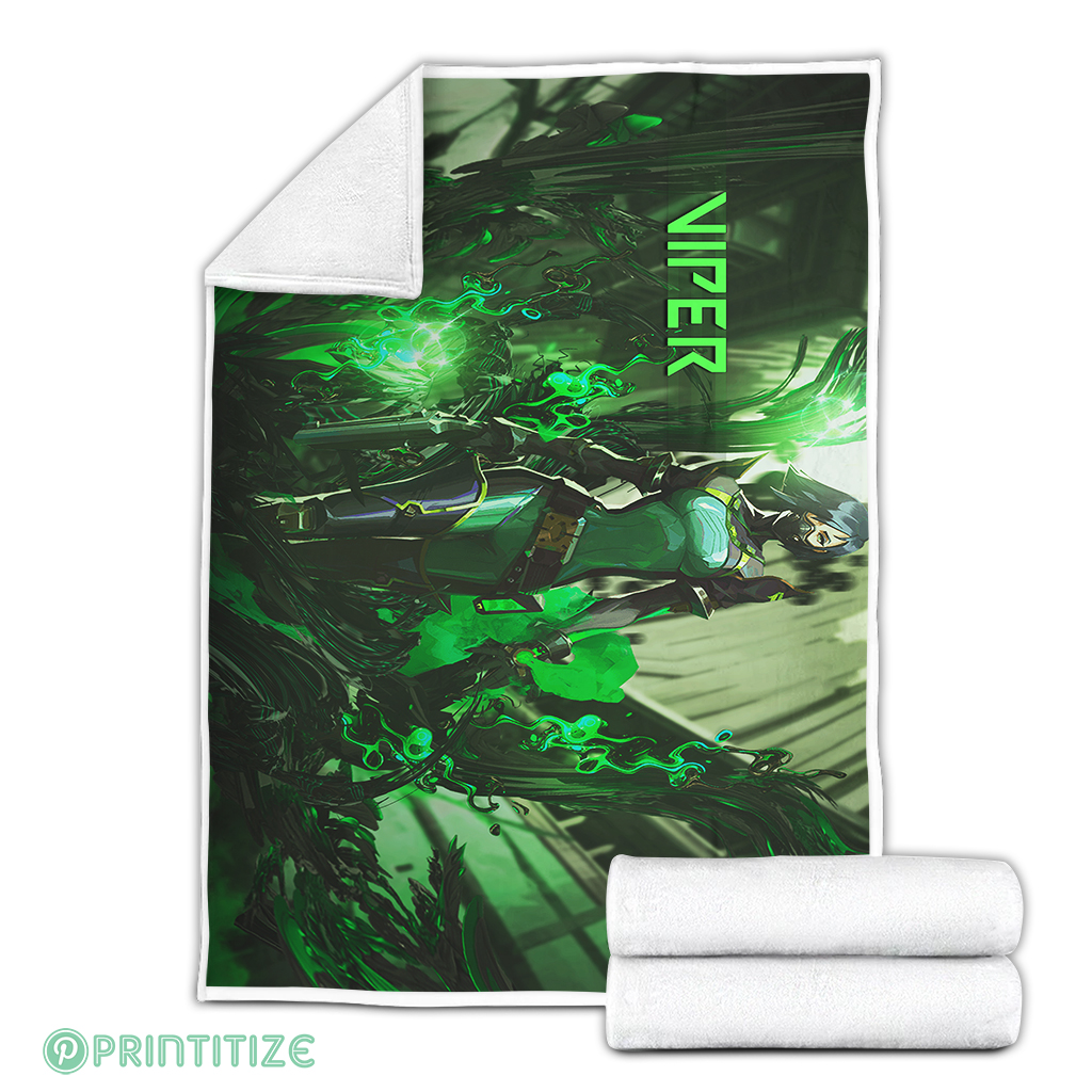 Valorant Viper Fleece Blanket