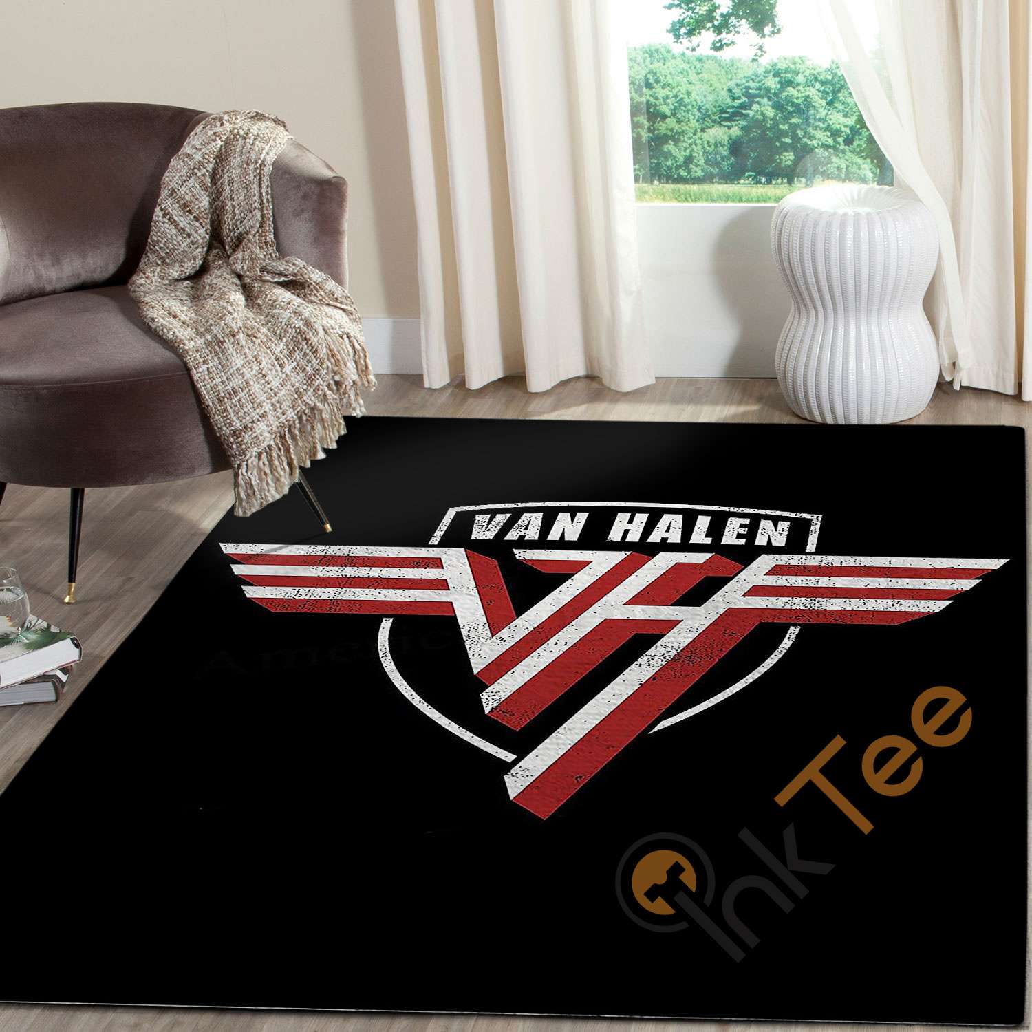Van Halen Band Rectangle Rug