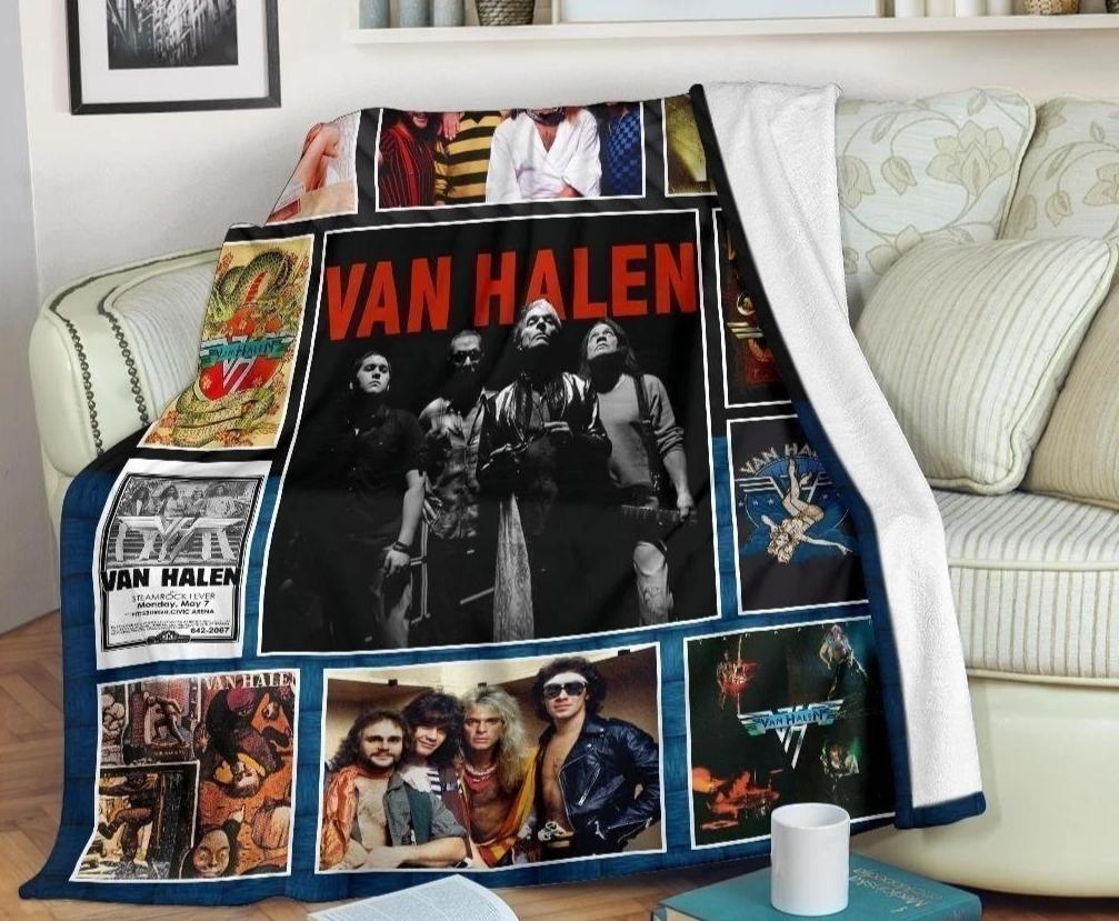 Van Halen Rock Sherpa Blanket Cozy Blanket Fleece Blanket