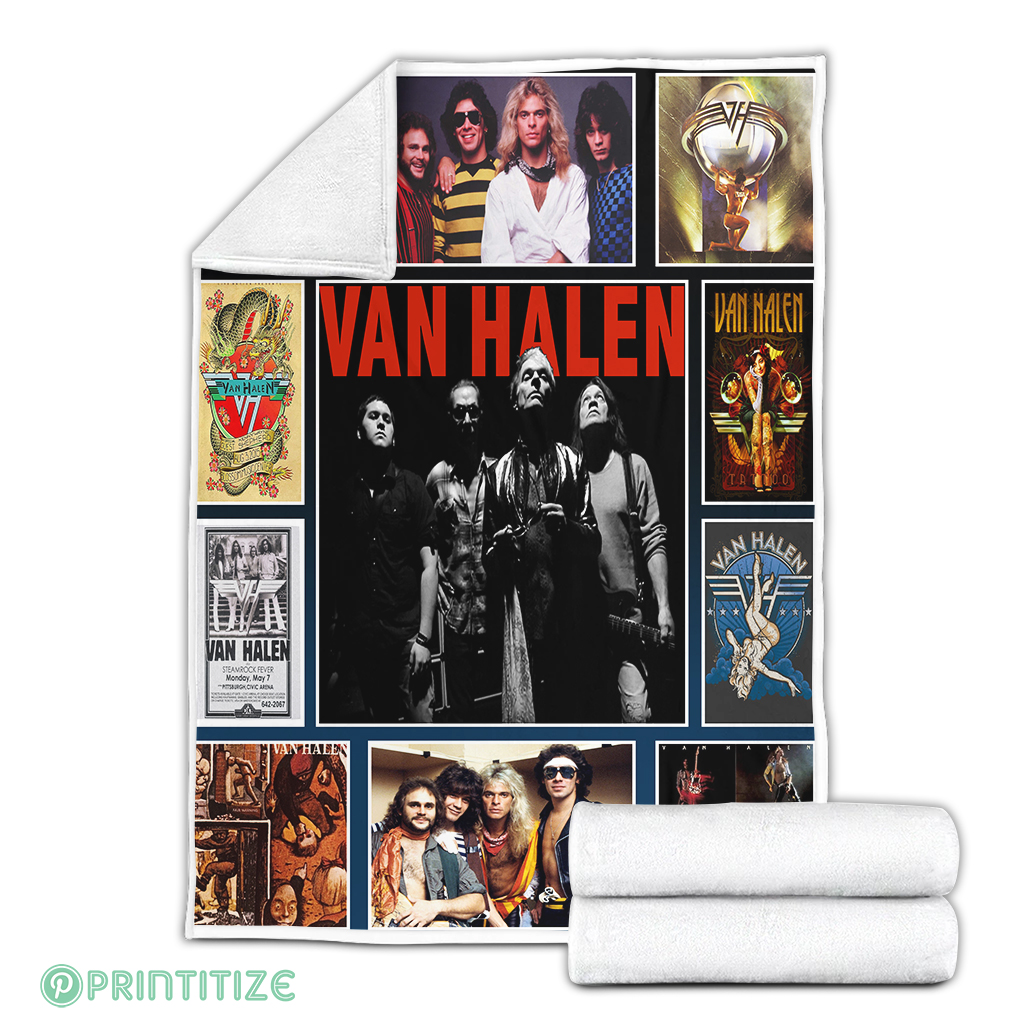 Van Halen Rock Sherpa Blanket Cozy Blanket Fleece Blanket
