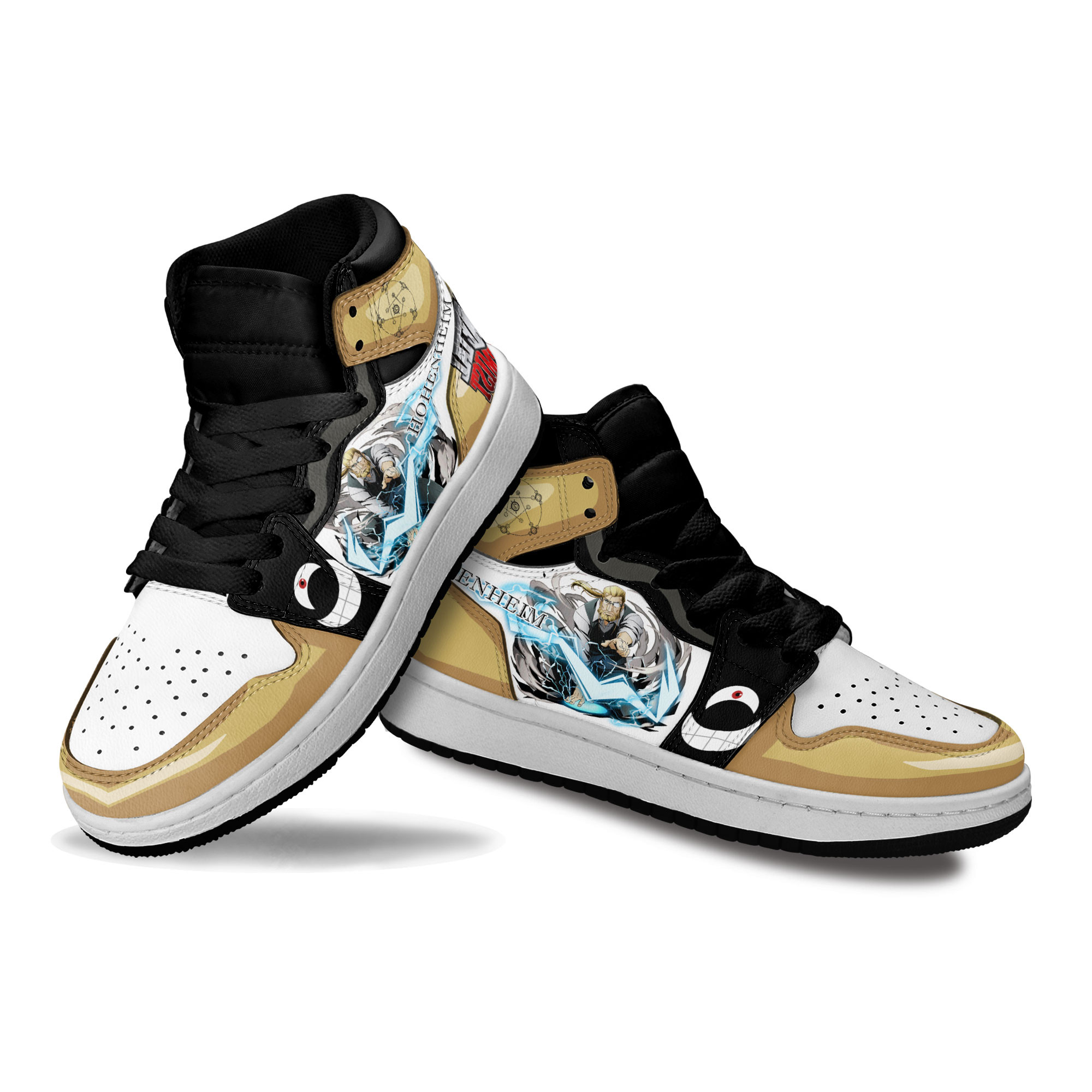 Van Hohenheim Kids Sneakers Custom Fullmetal Alchemist Shoes For Kids