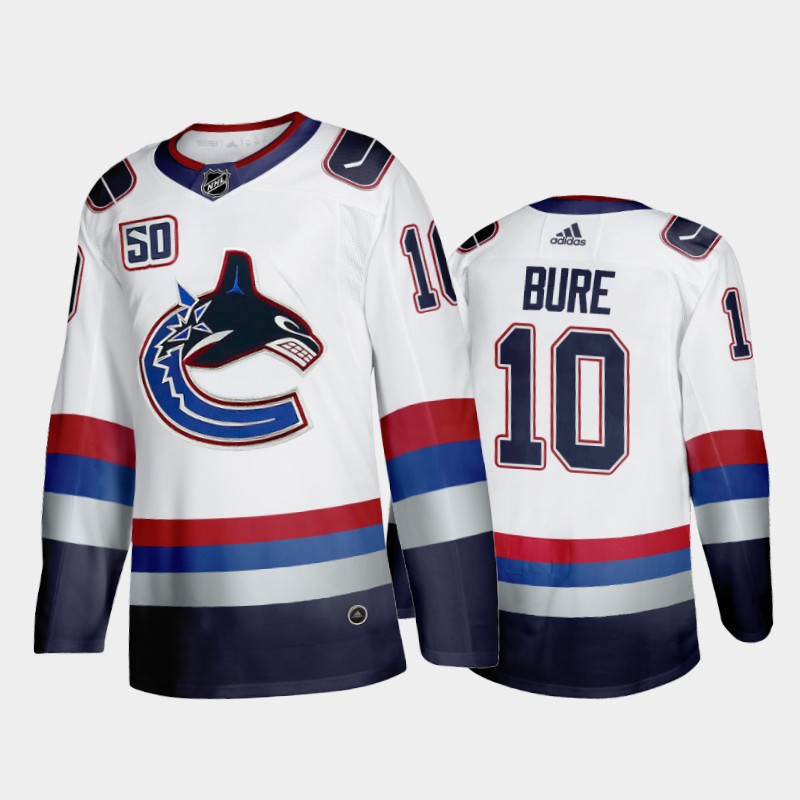 Vancouver Canucks Pavel Bure #10 Throwback White ADIZERO 2000's Night Jersey