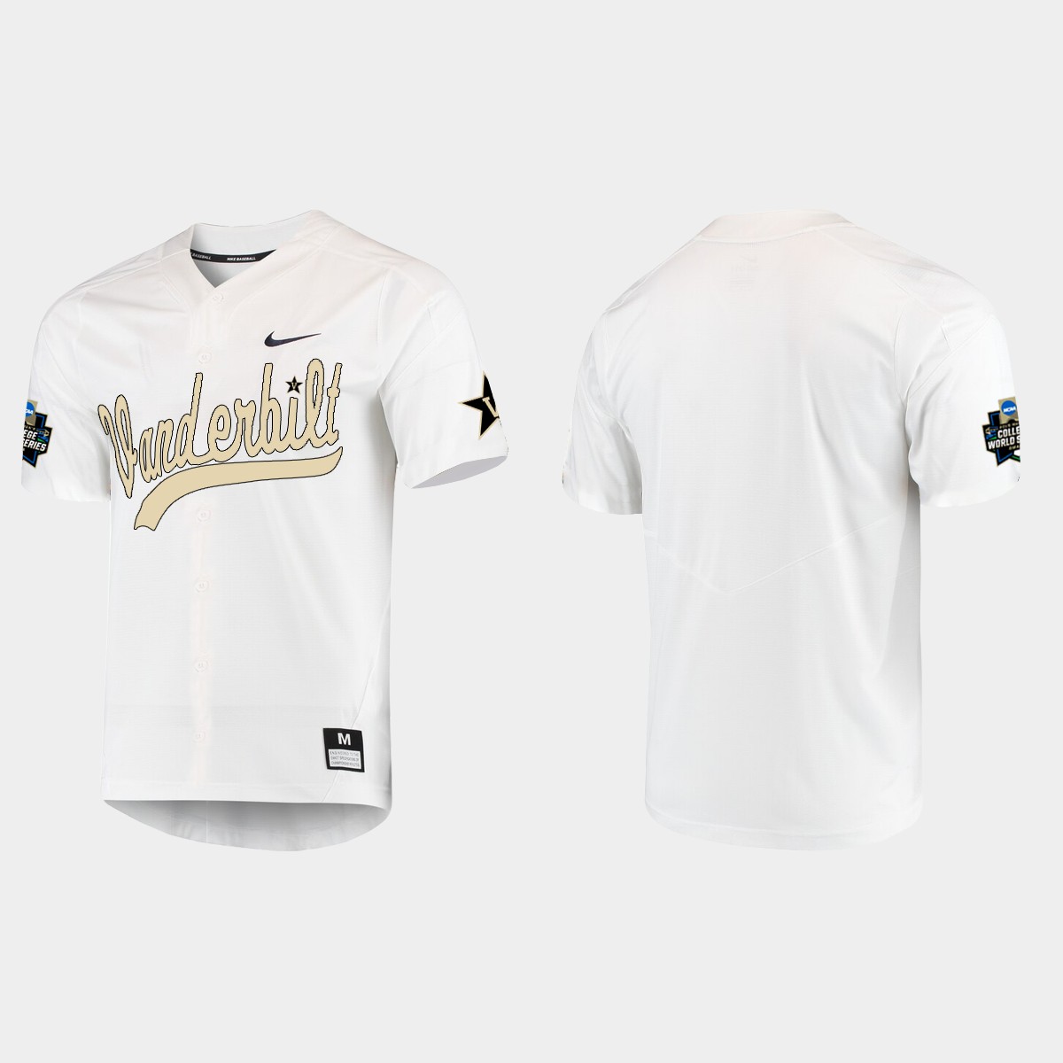 Vanderbilt Commodores College World Series Jersey - White