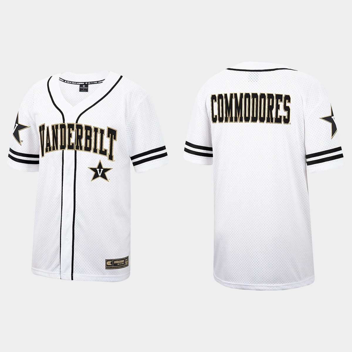 Vanderbilt Commodores Free Spirited Jersey - White Black