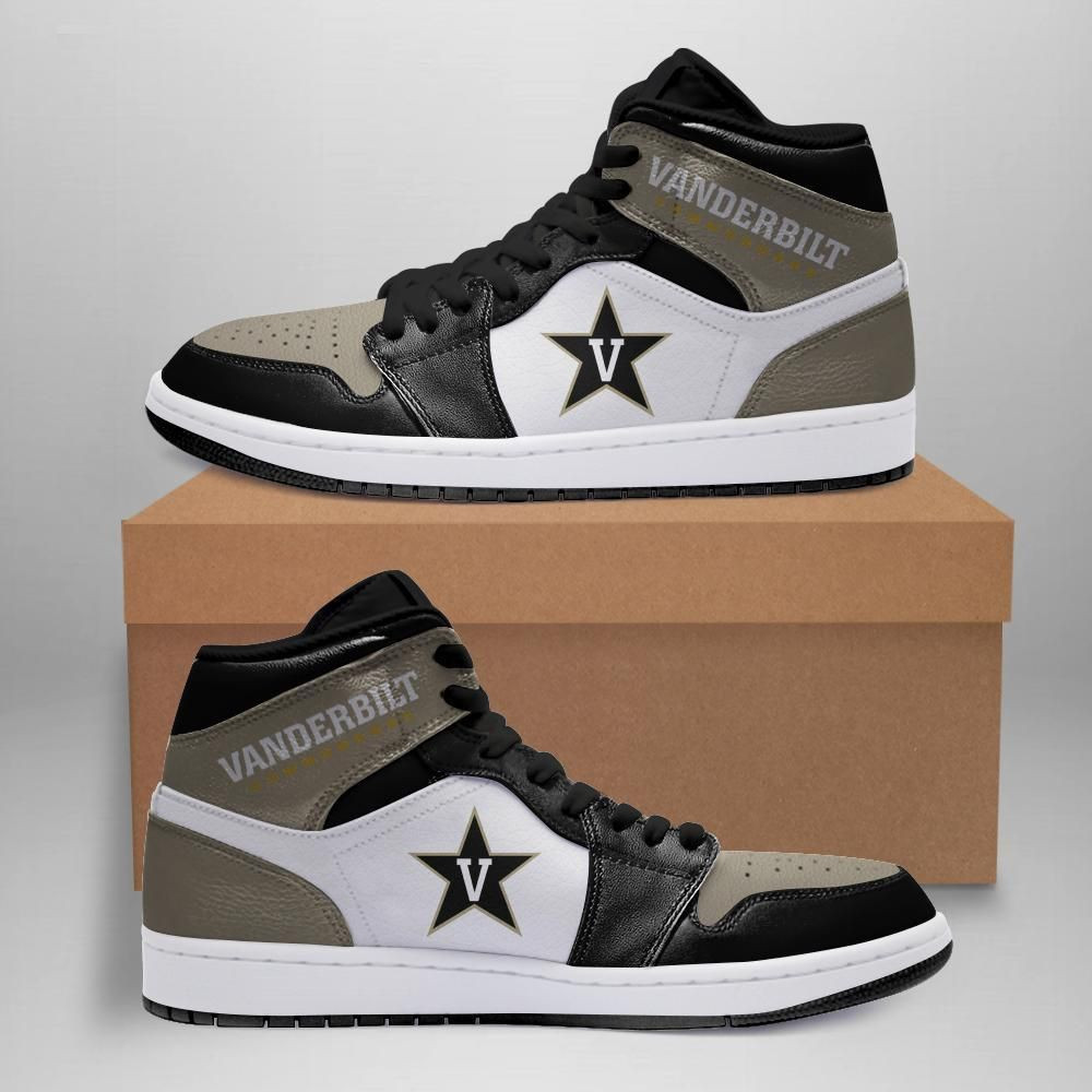 Vanderbilt Commodores NCAA Fashion The best sneakers High Top Air Jordan Sneaker, Air Jordan Hightop