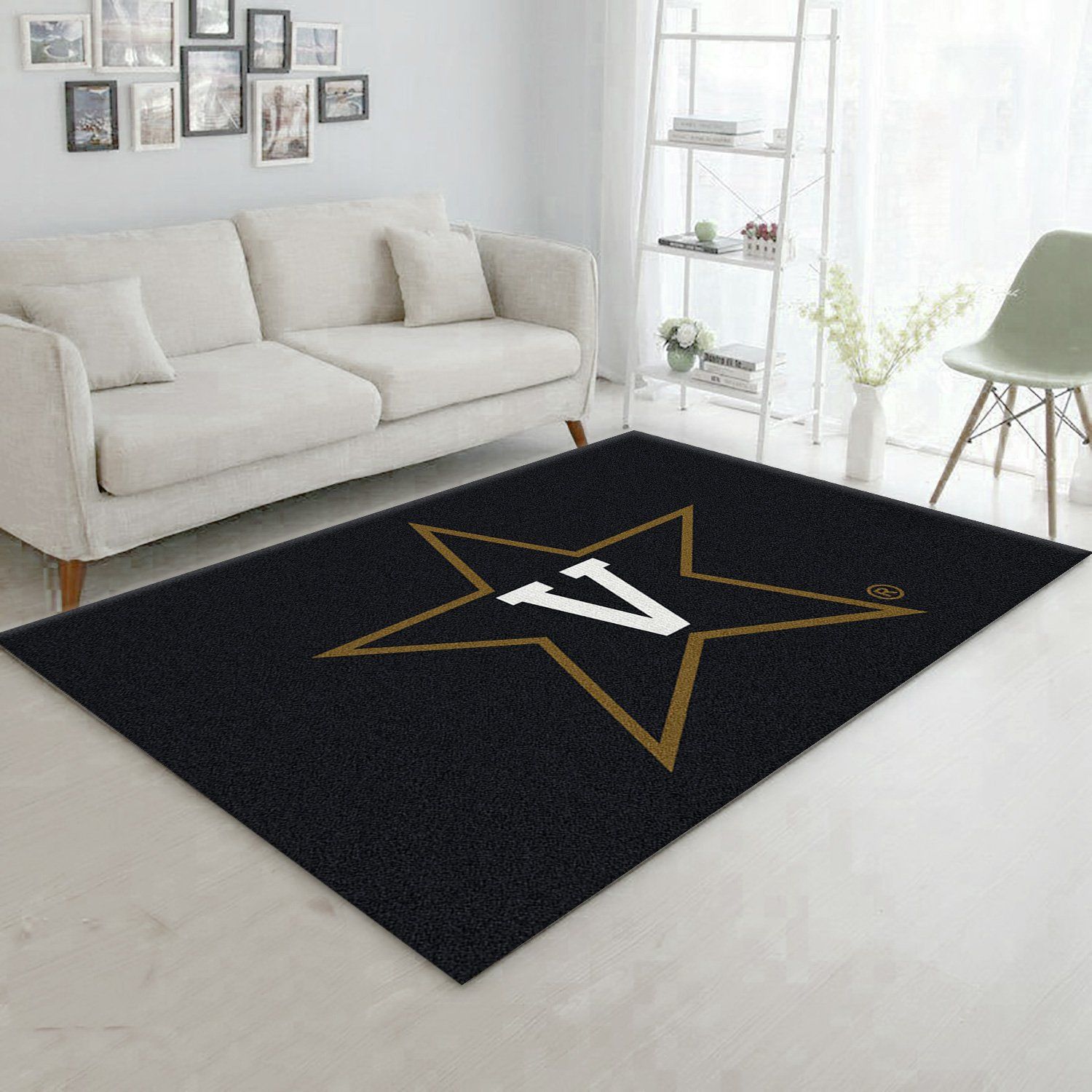 Vanderbilt Commodores Rectangle Rug – Custom Size And Printing