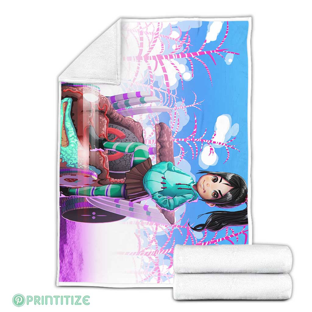 Vanellope From Wreck It Ralph Fleece Blanket